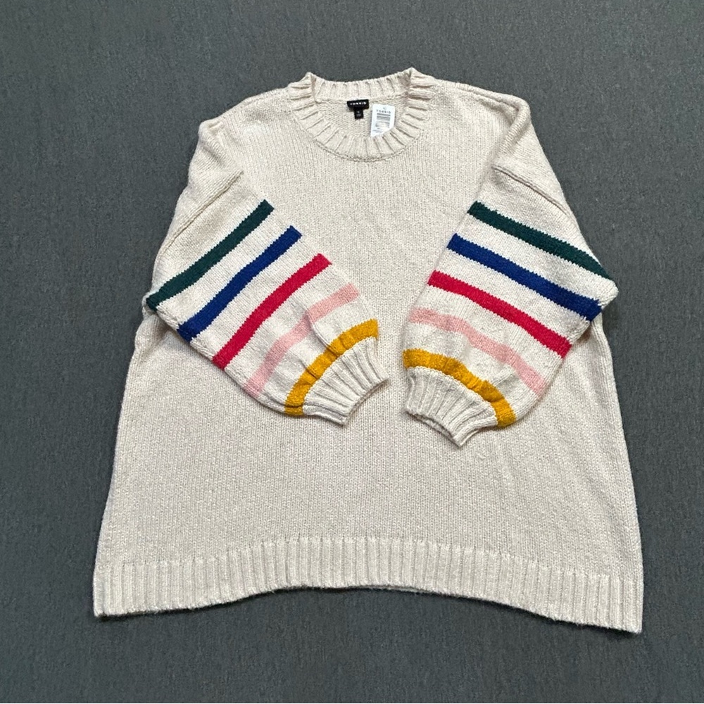 Torrid Intarsia Pullover Balloon Sleeve Sweater - 5X
